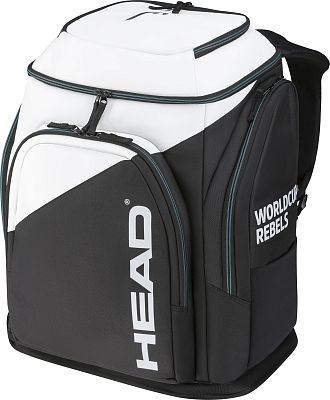 Превью  Рюкзак горнолыжный для вещей HEAD Rebels Racing Backpack S 70 L Black/White/Speed Blue (383044)